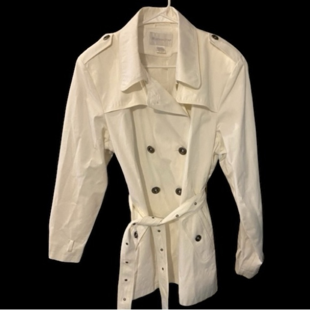 White Trench Coat by Worthington XL